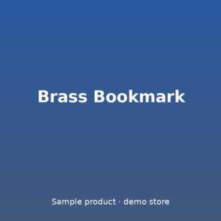 Brass Bookmark