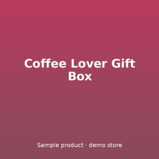 Coffee Lover Gift Box
