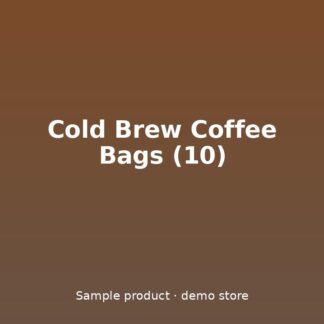Cold Brew Coffee Bags (10)