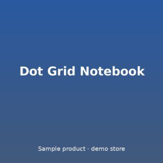 Dot Grid Notebook