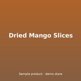 Dried Mango Slices