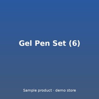 Gel Pen Set (6)