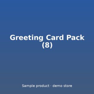 Greeting Card Pack (8)