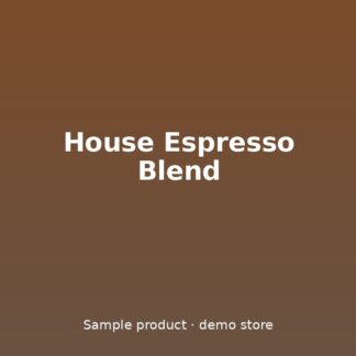 House Espresso Blend