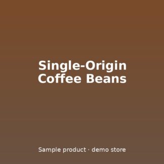 Single-Origin Coffee Beans