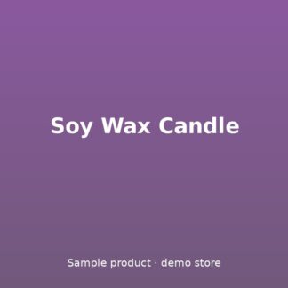 Soy Wax Candle